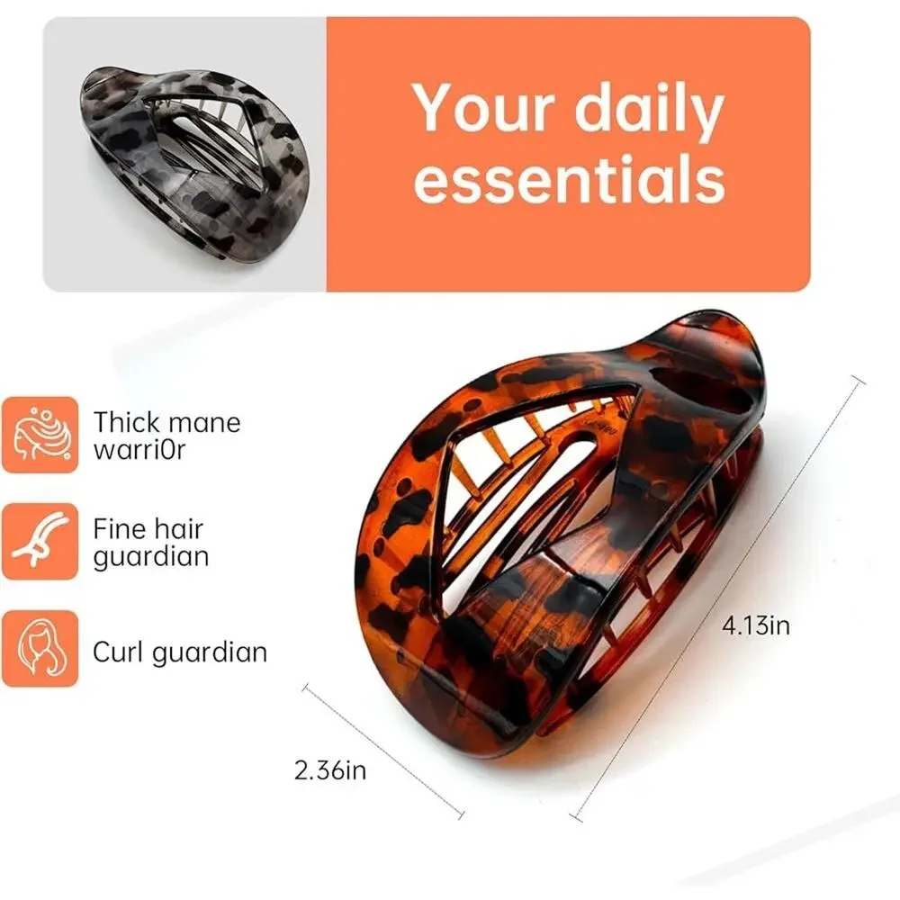 6 Pcs Flat Hair Clips for Women‎ – Nonslip Duckbill, Strong Hold, Multicolor